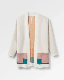 Passenger Knitwear|Women's Outlet>Vista Recycled Knitted Cardigan Off White