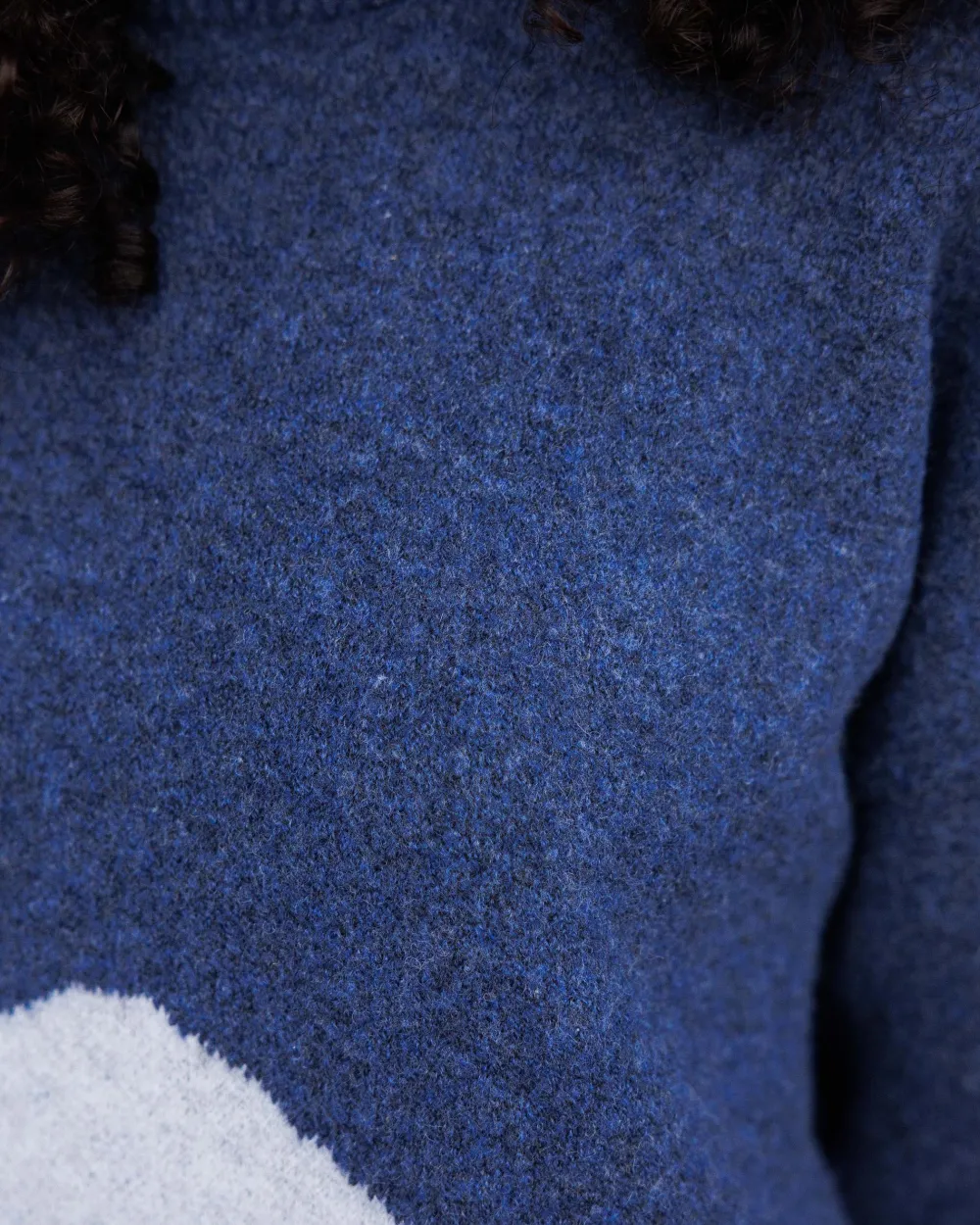 Passenger Knitwear|Winter Road Trip Essentials>Vista Recycled Oversized Knitted Jumper Dark Denim