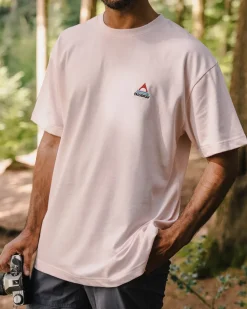 Floris van Bommel T-Shirts & Tank Tops|Men's Outlet>Vita Organic Relaxed Fit T-Shirt Barely Pink