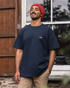 Passenger T-Shirts & Tank Tops|Men's Outlet>Vita Organic Relaxed Fit T-Shirt Deep Navy