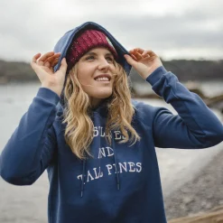 Passenger Hoodies & Sweatshirts|Women's Outlet>Voyage Recycled Hoodie Dark Denim