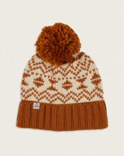 Floris van Bommel Beanies|Beanies>West Coast Recycled Bobble Hat Glazed Ginger