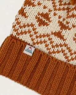 Floris van Bommel Beanies|Beanies>West Coast Recycled Bobble Hat Glazed Ginger