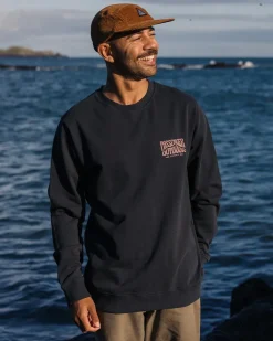 Passenger Hoodies & Sweatshirts|Men's Outlet>Yuca Recycled Cotton Sweatshirt Black