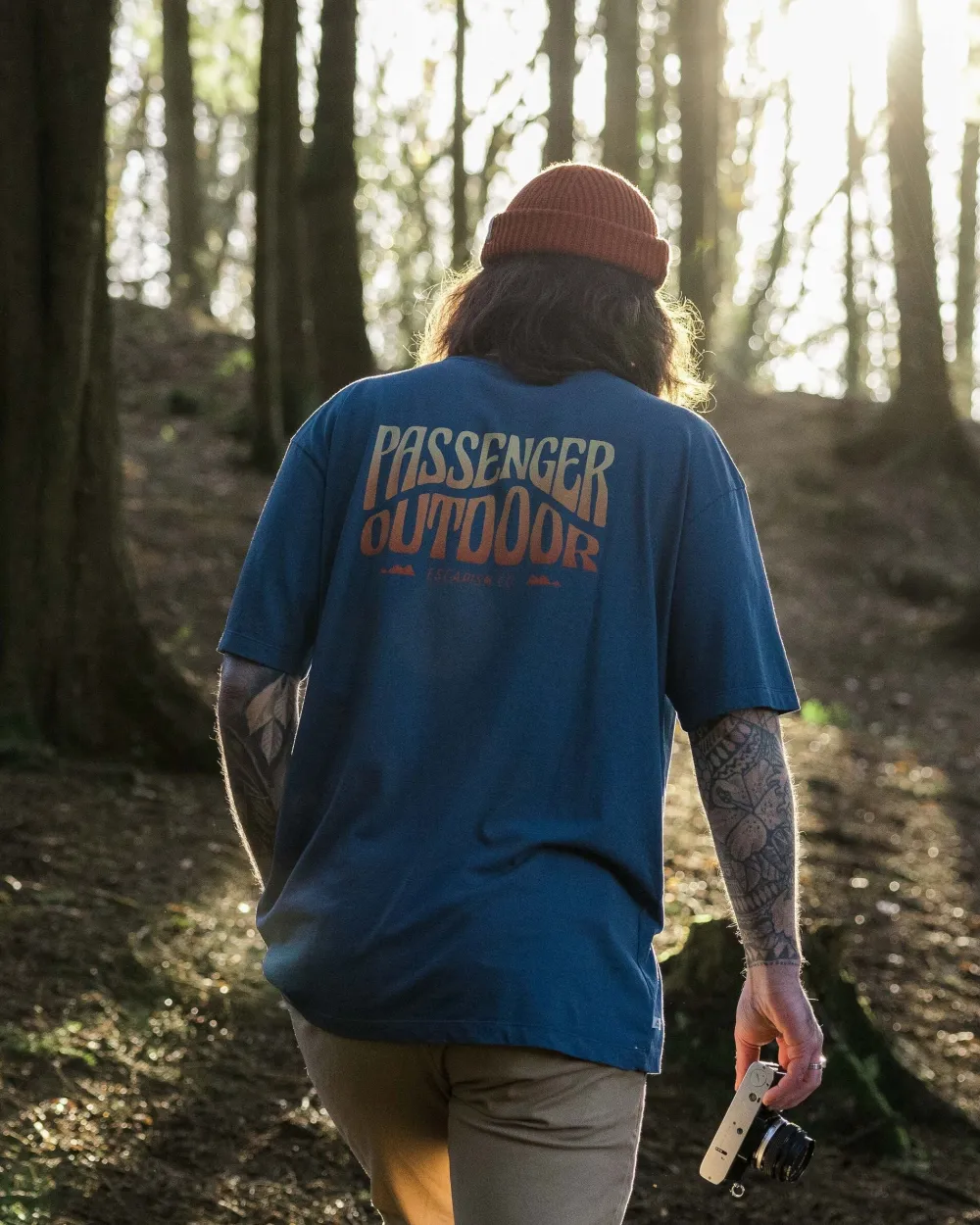 Passenger T-Shirts & Tank Tops>Yuca Recycled Relaxed Fit T-Shirt Dark Denim